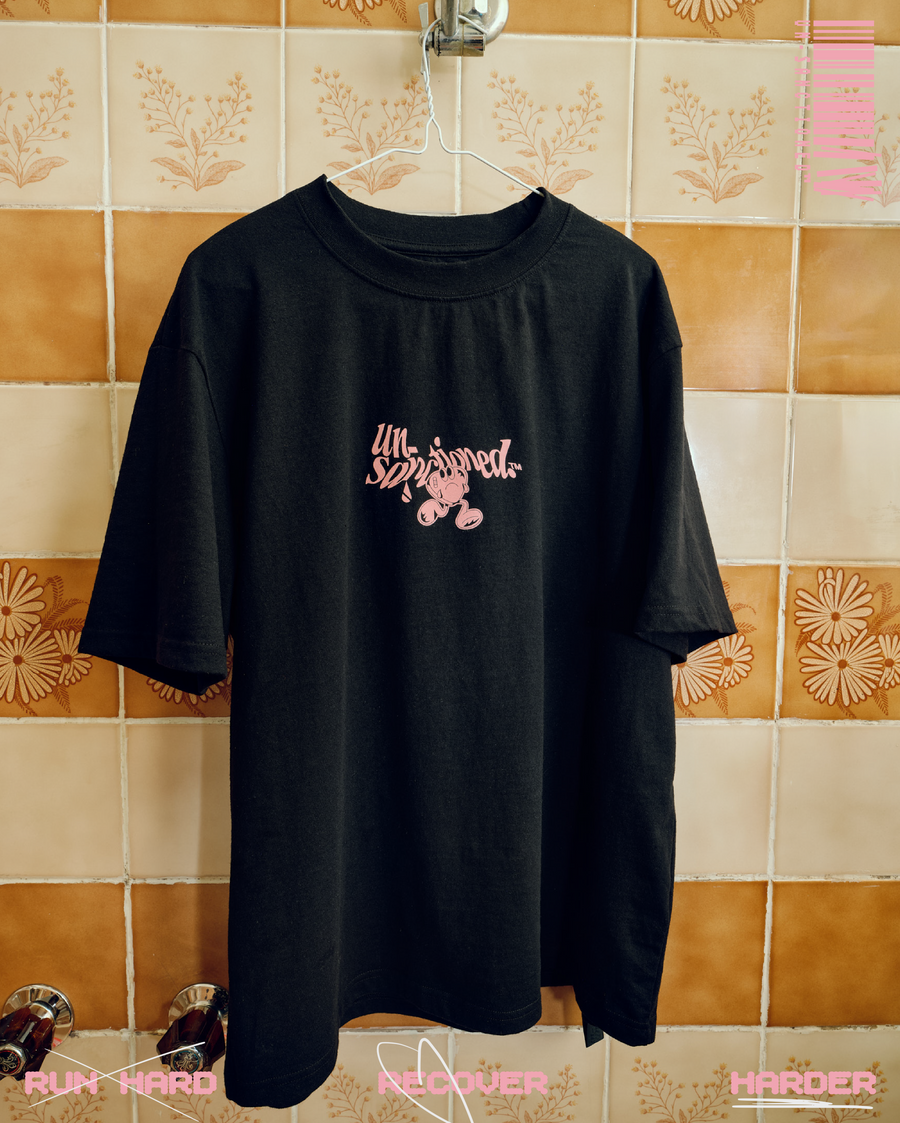 \\_UN-Essential Tee "Heart" [black/pink]